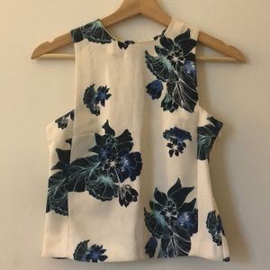H&M Floral Crop Top